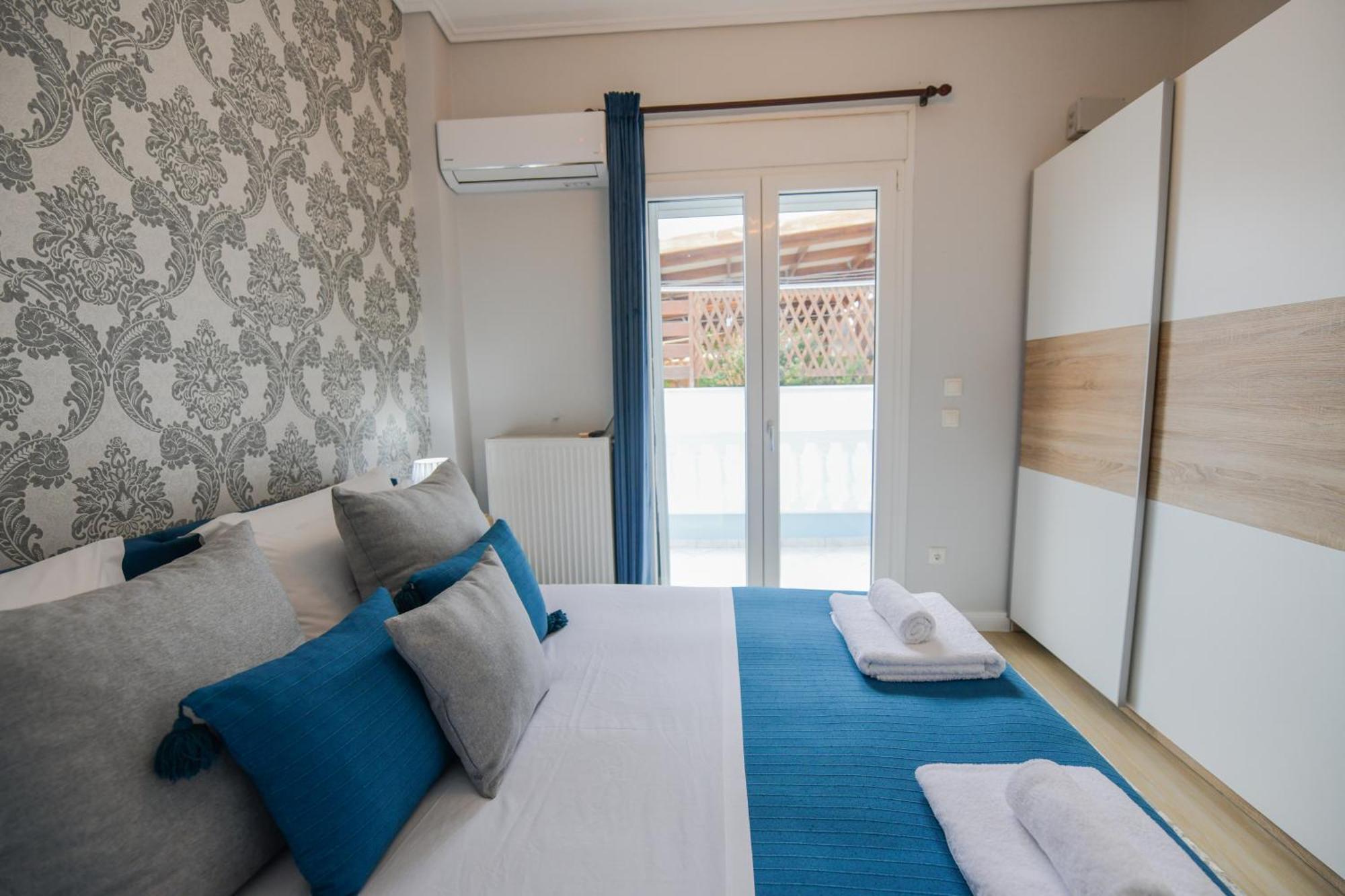Beach Blue Villa Corinthe Extérieur photo